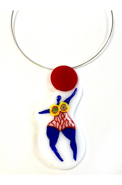 LG Niki de Saint Phalle (pendant/brooch)