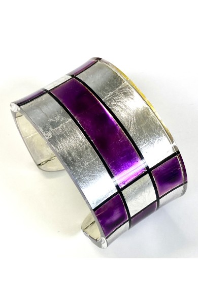 LG - DAMIER purple XXL bangle