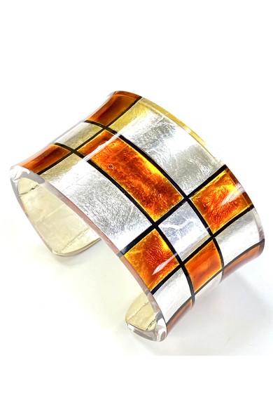 LG - DAMIER caramel XXL bangle