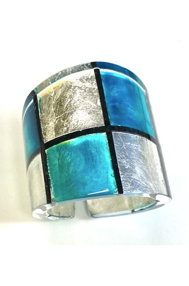 LG - DAMIER turquoise ring