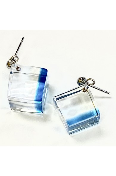 LG - Cubes earrings - Dior blue