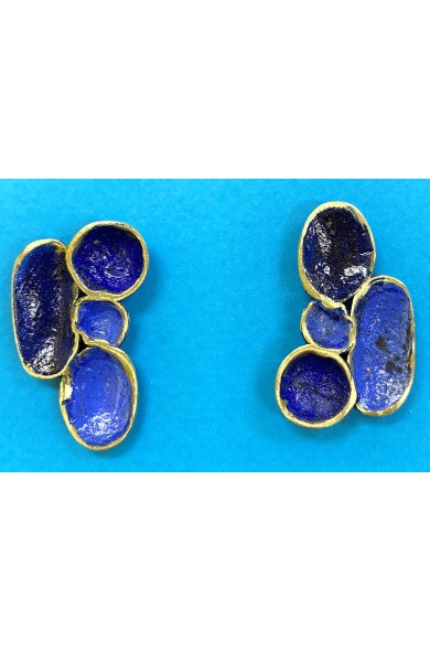 DORA blue sEode4 - earrings