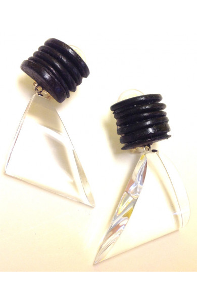 LG - ZEBRA post - earrings