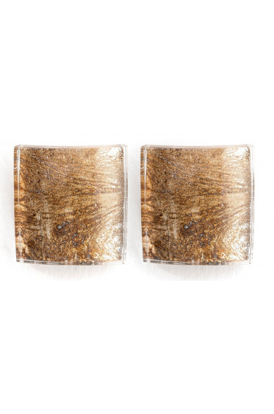 LG - Basic Square earrings - copper