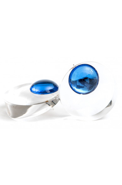 LG - Bubble earrings - cobalt