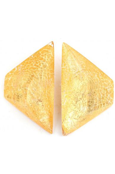 LG - Mineral earrings - gold