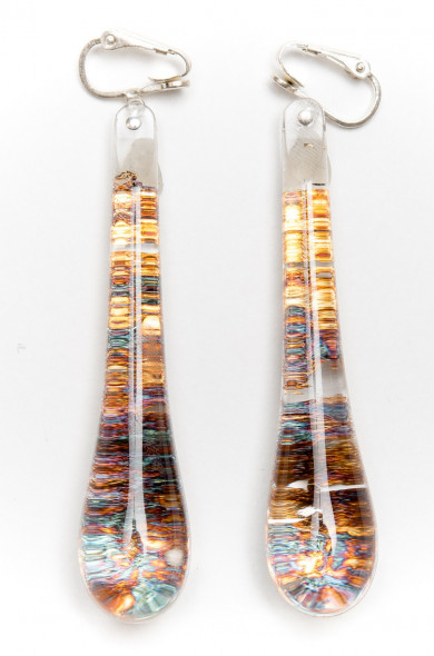 LG - Tears earrings - copper