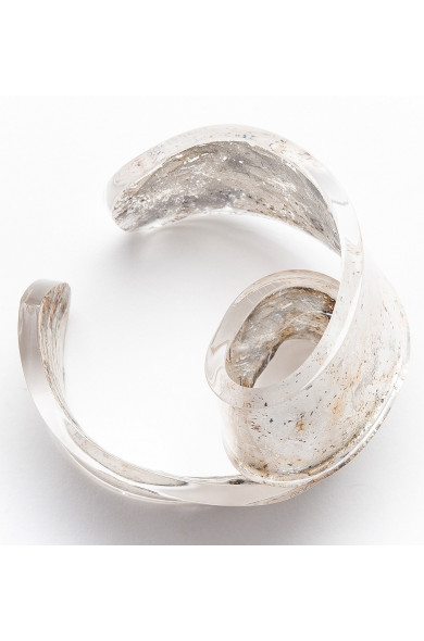 LG - Froisse bangle - silver