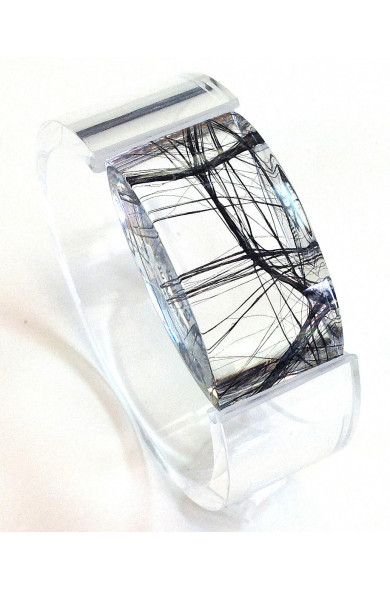 LG - THREADS black - bangle