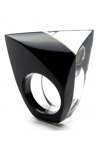 LG - Bird ring - black