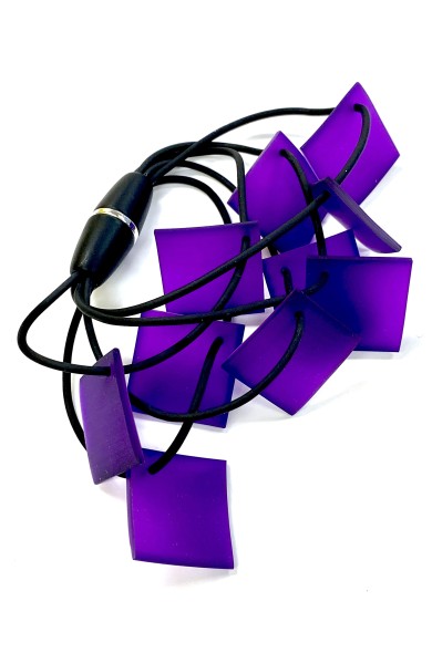 LB COINS - purple bracelet