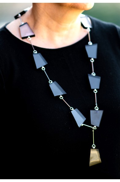 LG - ROMANE black - necklace long