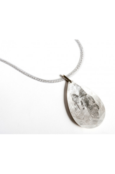 LG - Oval pendant - silver