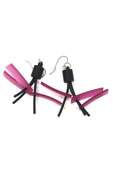 LB LIANA - fuchsia earrings