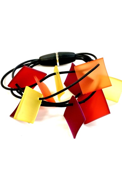 LB SQUARES - red/orange...