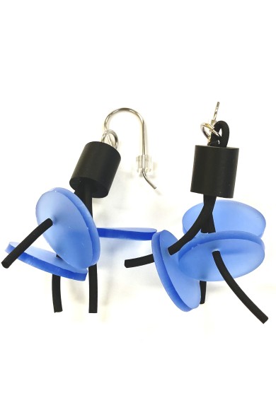 LB LIANA - light blue earrings