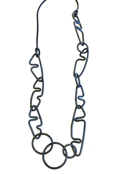 SC AZTEK black - necklace