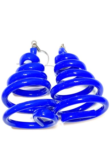 SC Spring earrings - blue
