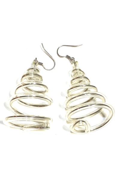 SC Spring earrings - clear