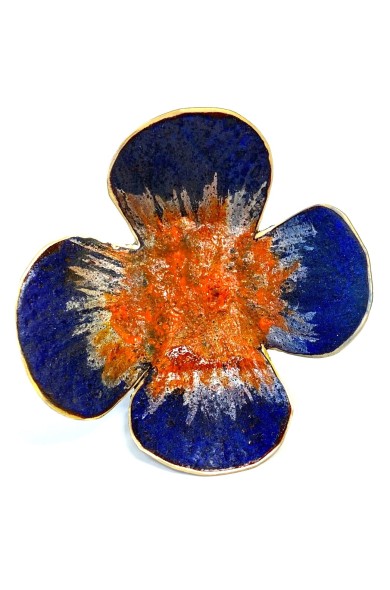 DORA orange BLUME - ring small