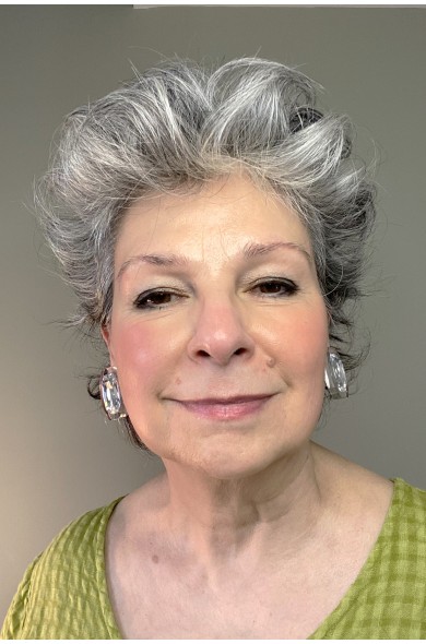 LG - STONE clip - earrings