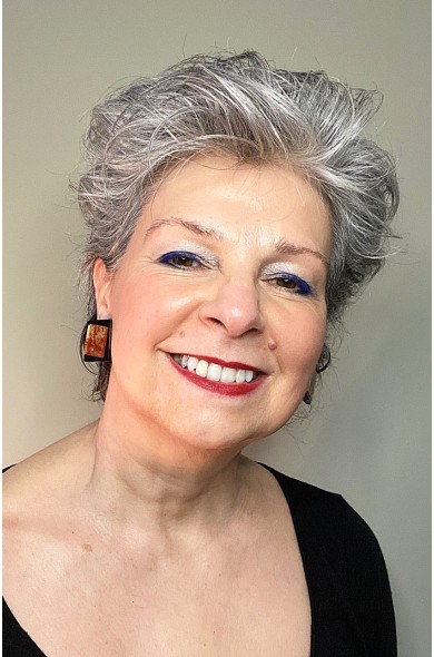 LG - ORNELLA red clip - earrings