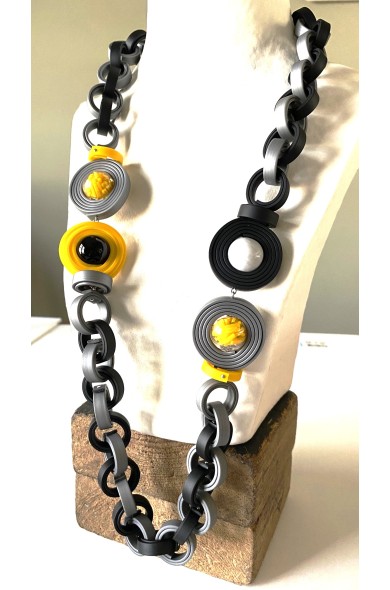 KLA-CN14 BLACK/GREY/YELLOW