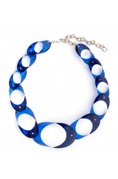LG - OVAL blue - necklace