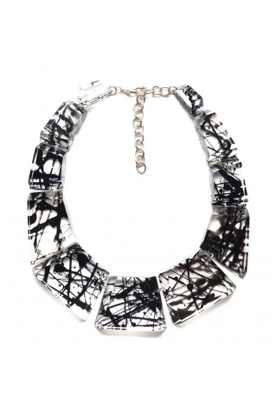 LG - STRIER black - necklace