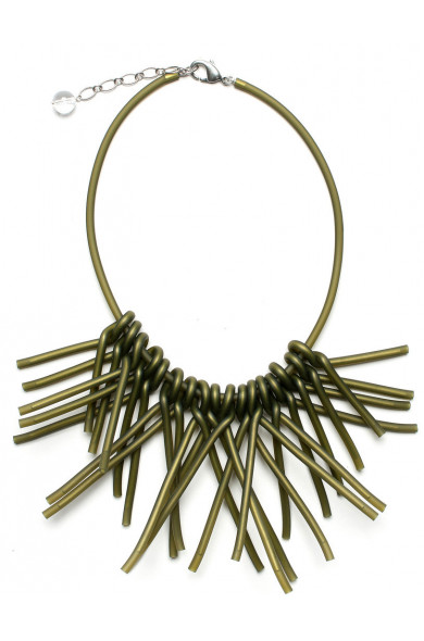 SC BOOP olive green - necklace