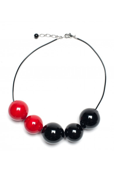 SC Murano Bubbles red/black...
