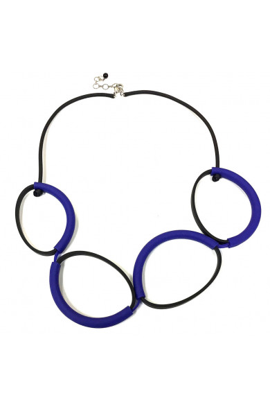 SC DIP cobalt/black - necklace