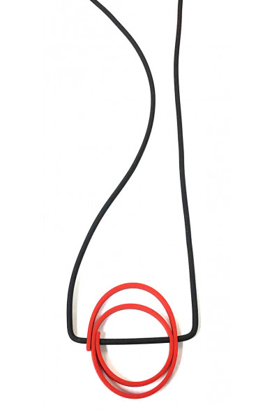 SC PSA pendant - red/black...