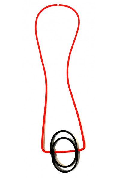 SC PSA pendant - black/red...