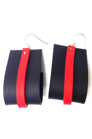 SC Kdo earrings - red