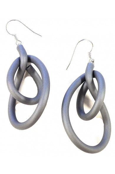 SC NY earrings - metal