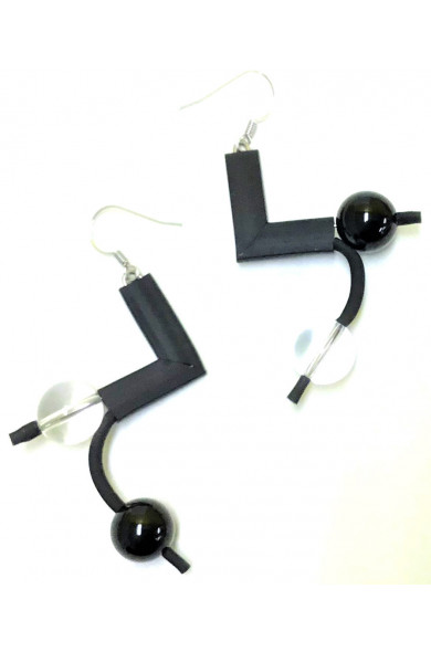 SC Tui earrings - black/blk...