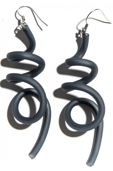 SC Wave earrings - grey...