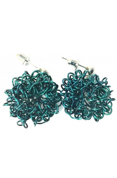 SGP Flocon earring - petrol...