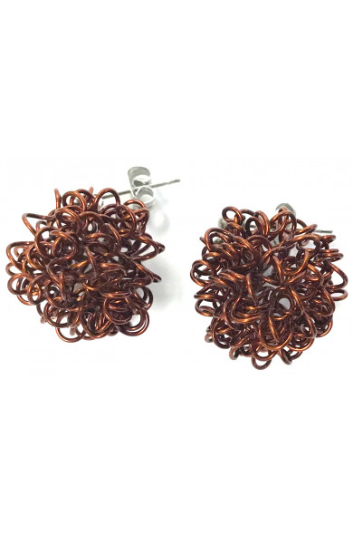 SGP Flocon earring - brown F28