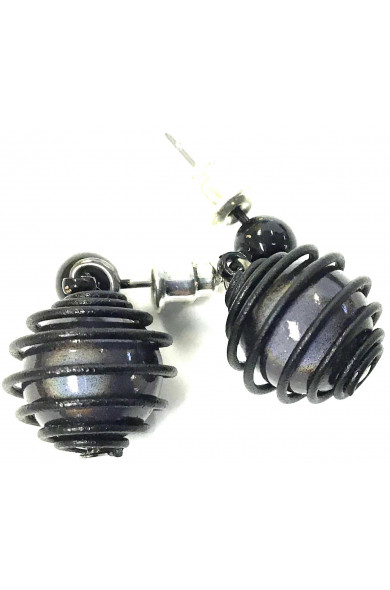 SGP Planet earring - hematite