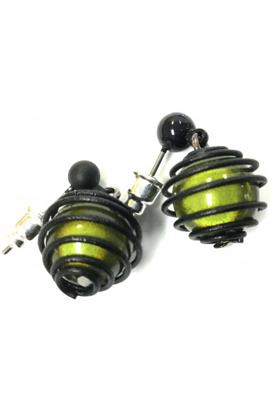 SGP Planet earring - olive