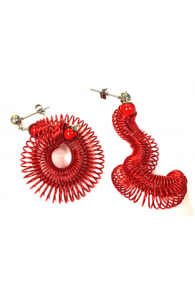 SGP Volute earring - red