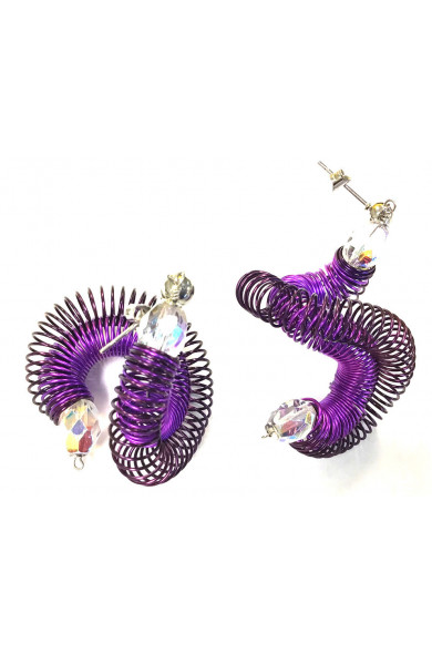 SGP Volute earring - purple