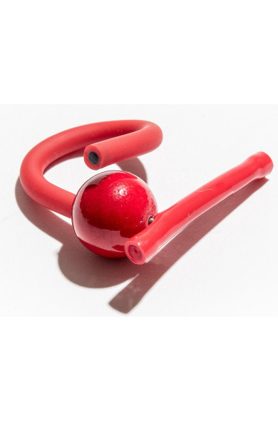 SC Tori ring - red w/ red ball