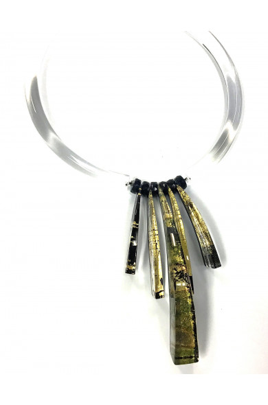 LG - FLAME gold - necklace