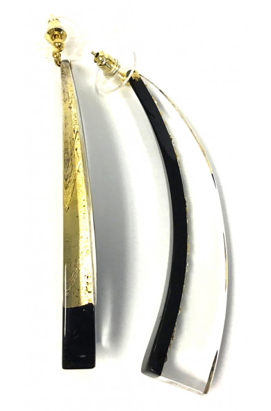 LG - Flame gold earring