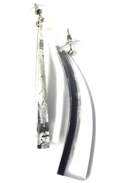 LG - FLAME silver - earring