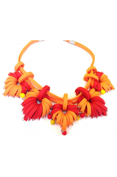 KLA-05 FLOWERS RED/ORANGE