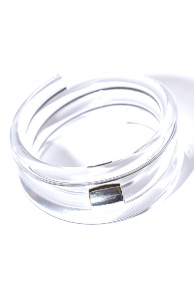 LG - Coco clear - coiled cuff